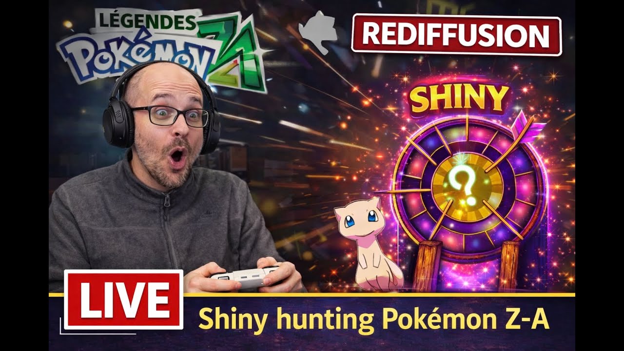 🔴 Shiny Hunting Pokémon Légendes Z-A | Live #1 (Rediffusion)