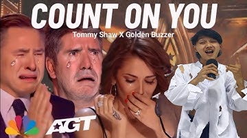 Golden Buzzer | Simon Cowell Cried When he heard The song COUNT ON YOU an extraordinary voice 
