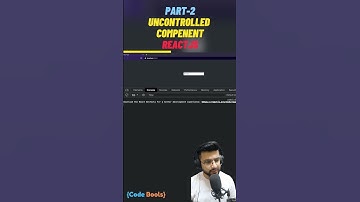 What are controlled and uncontrolled components in reactjs #reactjs  #coding  #components #shorts