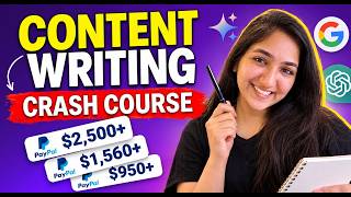 FREE Content Writing Course for 2026 (Full Advanced Course for Beginner Writers)
