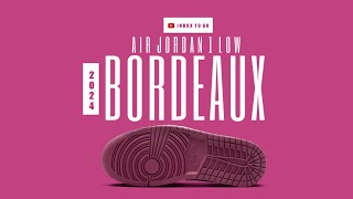 BORDEAUX 2024 Air Jordan 1 Low DETAILED LOOK AND PRICE