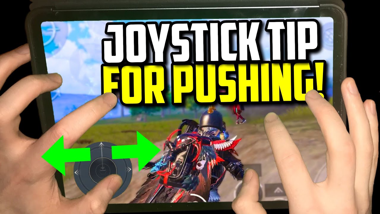 BEST JOYSTICK MOVEMENT FOR PUSHING ENEMIES! (WITH HANDCAM) | PUBG Mobile