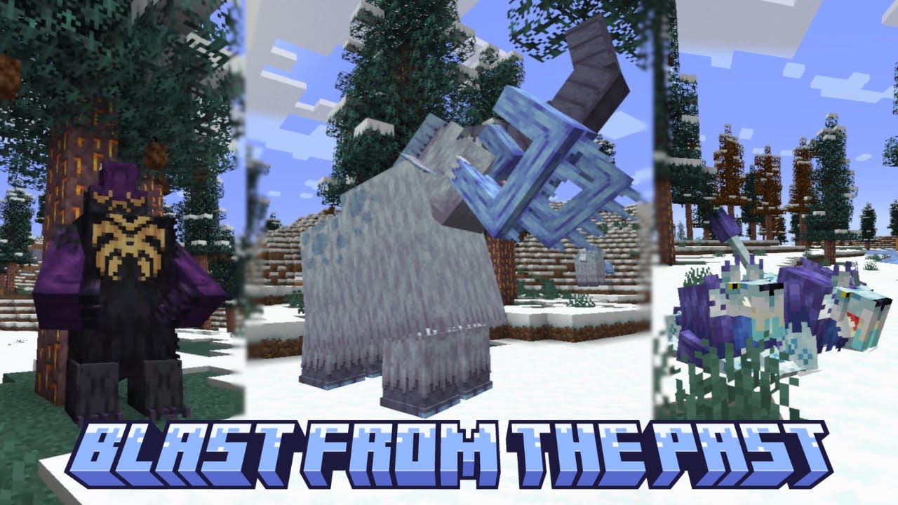 Ice Age Biome! | Blast from the Past Minecraft Mod Showcase (1.20.1 ...