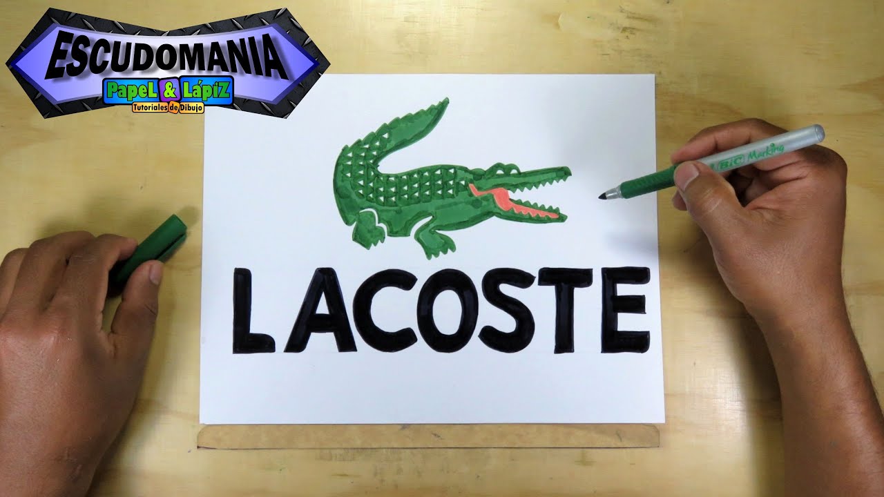 Dibuja el logo de la marca Lacoste - YouTube