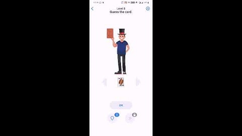 Guess the card easy game level 8