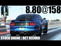 We broke the stock engine dct record with our 2020 gt500  880 at 158mph