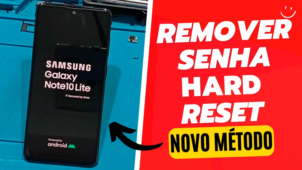 Como Formatar, fazer hard reset Note10 Lite, Note10+,  desbloquear  mesmo não desligando o aparelho