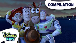 Adventures Through Toy Story π€ π¨βπ | Pixar's Toy Story | βͺ@disneykids