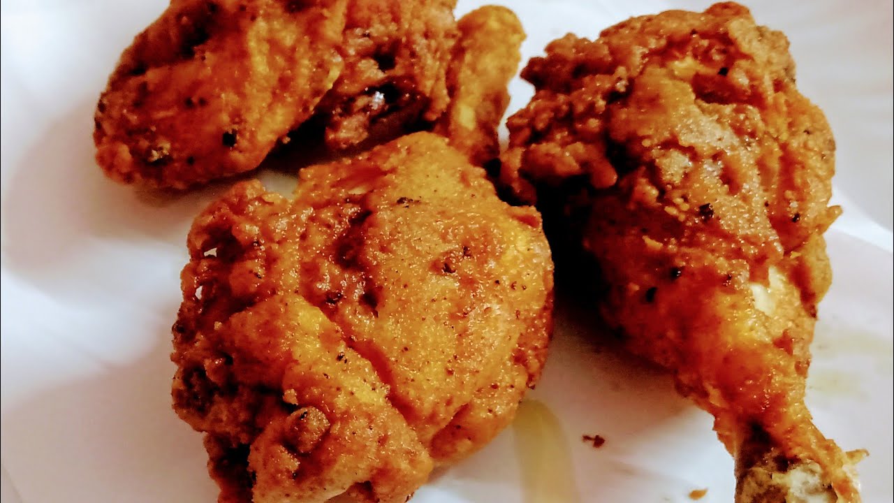 Broasted Chicken# ചിക്കൻ ബ്രോ സ്റ്റഡ്#pachamanga kitchen.