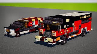 Minecraft La Crosse FD Rescue Trucks Tutorial