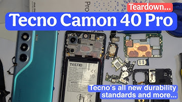 Tecno Camon 40 Pro Teardown — Tecno set a new standard...