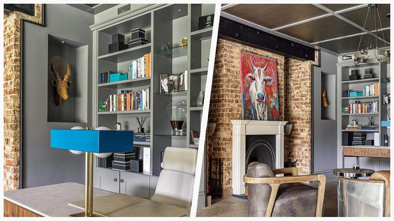 75 Contemporary Brick Wall Home Office Design Ideas 354 You'Ll Love ⭐