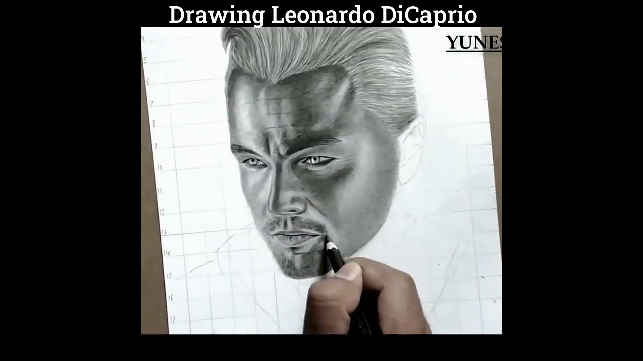 Drawing Leonardo Di Caprio 