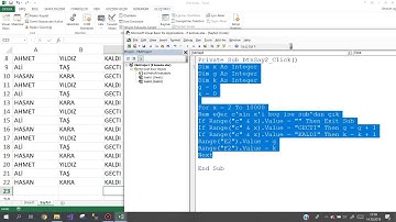 if else komutu excel vba  örnek1