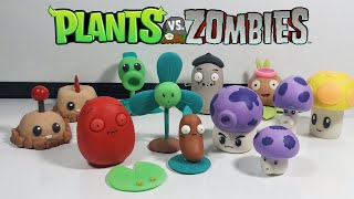 Making a collection of plants 🌱Part 3 ✯ Plants vs Zombies ➤ Polymer Clay