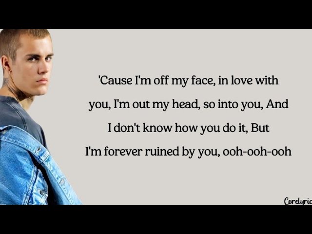 Justin Bieber - Off My Face (lyrics) class=