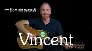 Video thumbnail of "Vincent (acoustic Don McLean cover) - Mike Masse"