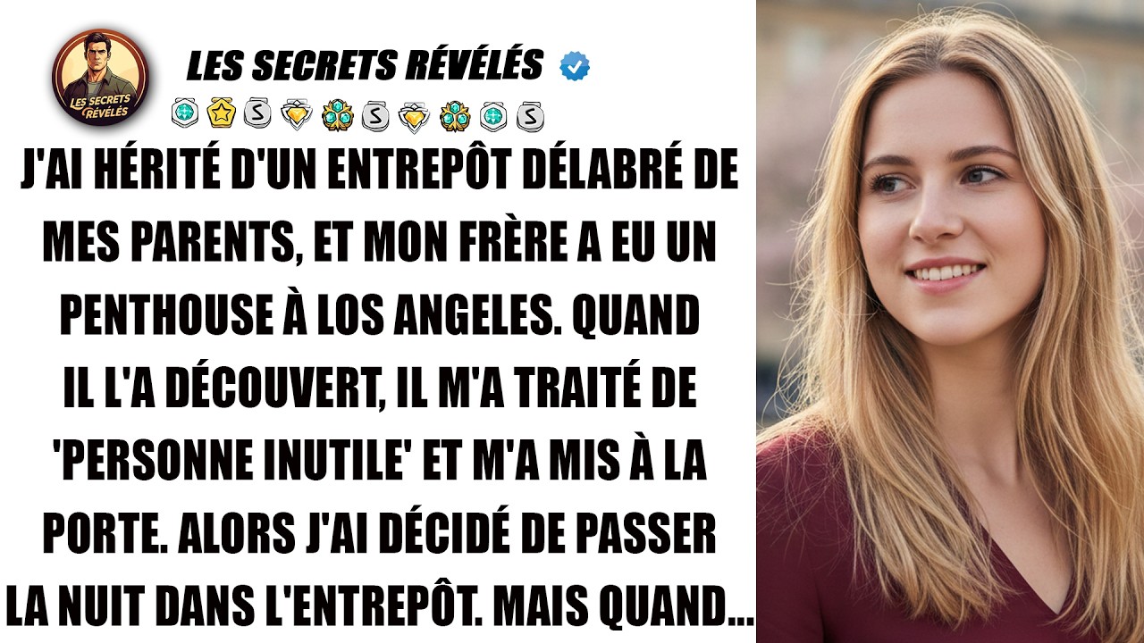 Mes parents ont vendu ma maison dans mon dos. J'ai surgi avec l'acte. Ils étaient figés.