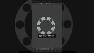 How to model a Pipe Flange in Blender