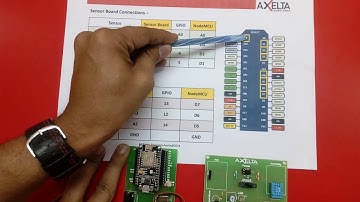 Interfacing Sensor Board to NodeMCU