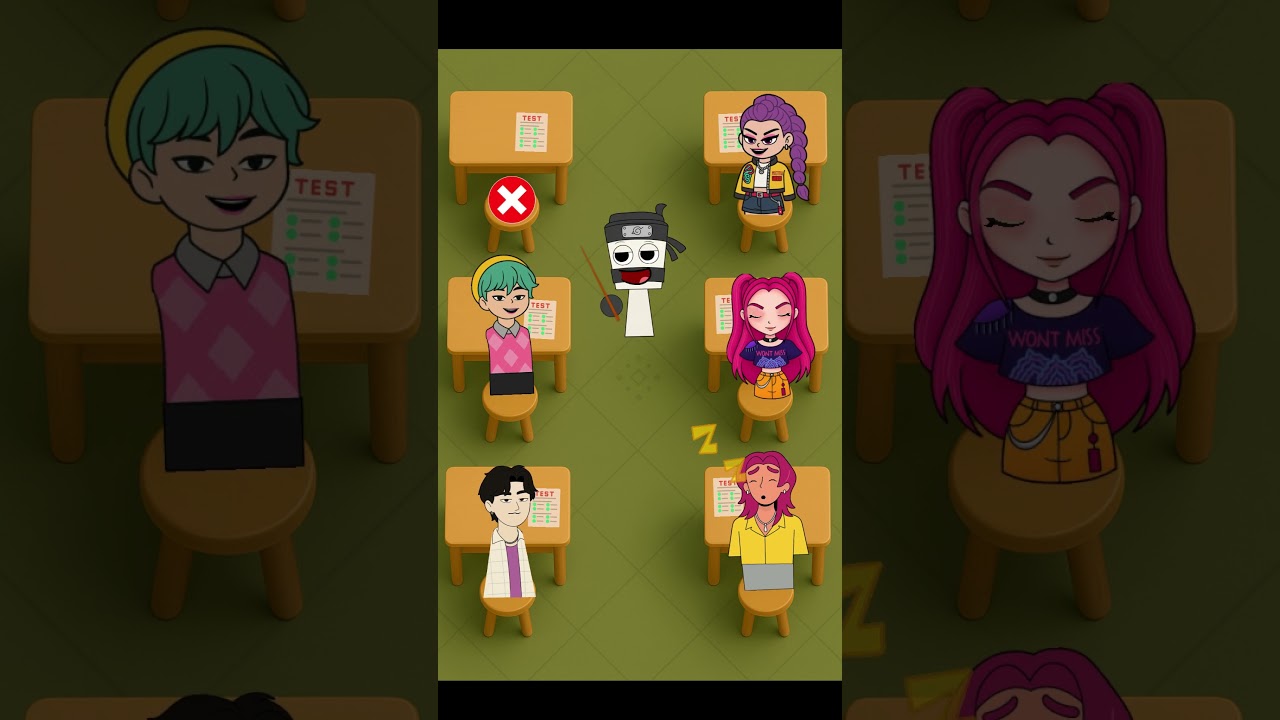 (K-pop Demon Hunters) But Huntrix And SAJA BOYS Have Surprise Test 