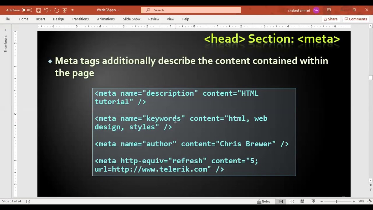 HTML Tags 1 - YouTube