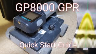 Proceq GP8000 GPR Quick Start Guide | Ground Penetrating Radar | Concrete Scanning | Inspection