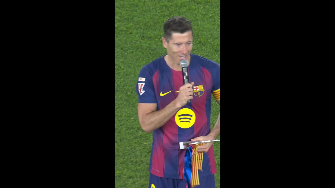 Las últimas palabras de Lewandowski. 🥲🫶