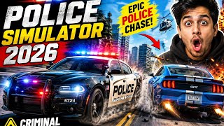 🚔 Police Simulator 2026 Gameplay #1 | Realistic Police Chase Missions &amp; Open World Patrol 🚓