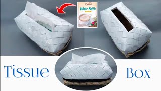 cara membuat tempat tisu dari bungkus kopi
