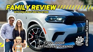 2024 Dodge Durango SRT Hellcat | Family Review with Child Seat Installation
