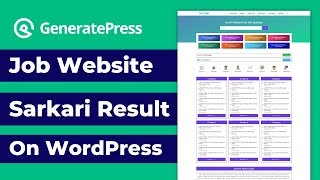 How to Create Sarkari Result and Job Website in WordPress 2024 screenshot 5