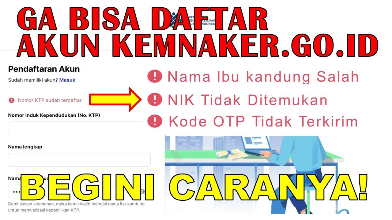 CARA MENGATASI NIK SUDAH TERDAFTAR | NAMA IBU KANDUNG TIDAK DITEMUKAN