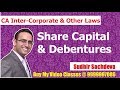 CA Inter Corporate and Other Laws Share Capital & Debentures