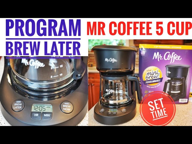  Mr. Coffee 2129512, 5-Cup Mini Brew Switch Coffee