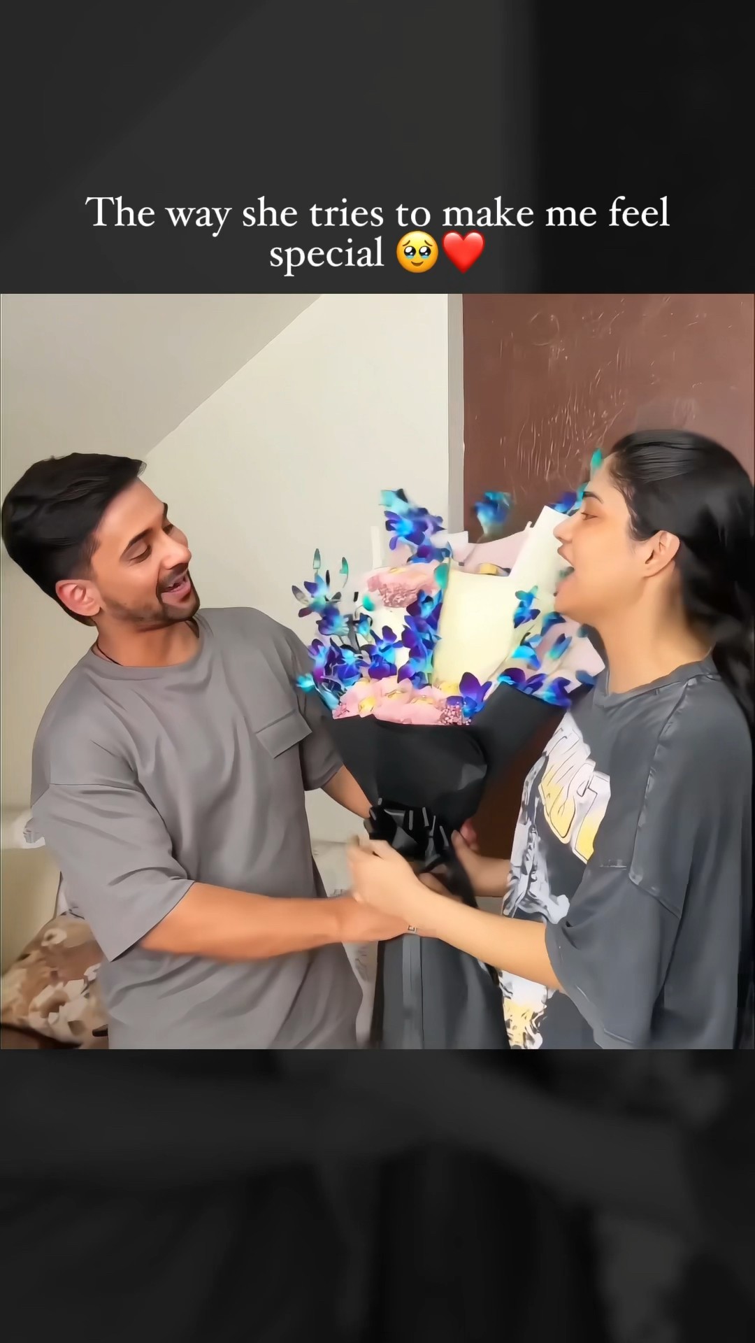 She make him feel happy #youtubeshorts