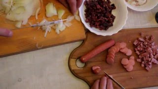 Солянка мясная сборная (суп из колбасных обрезков) Солянка мясная сборная (суп из колбасных обрезков)