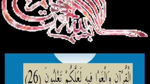 القران الكريم سورة فصلت الاية 26.wmv
