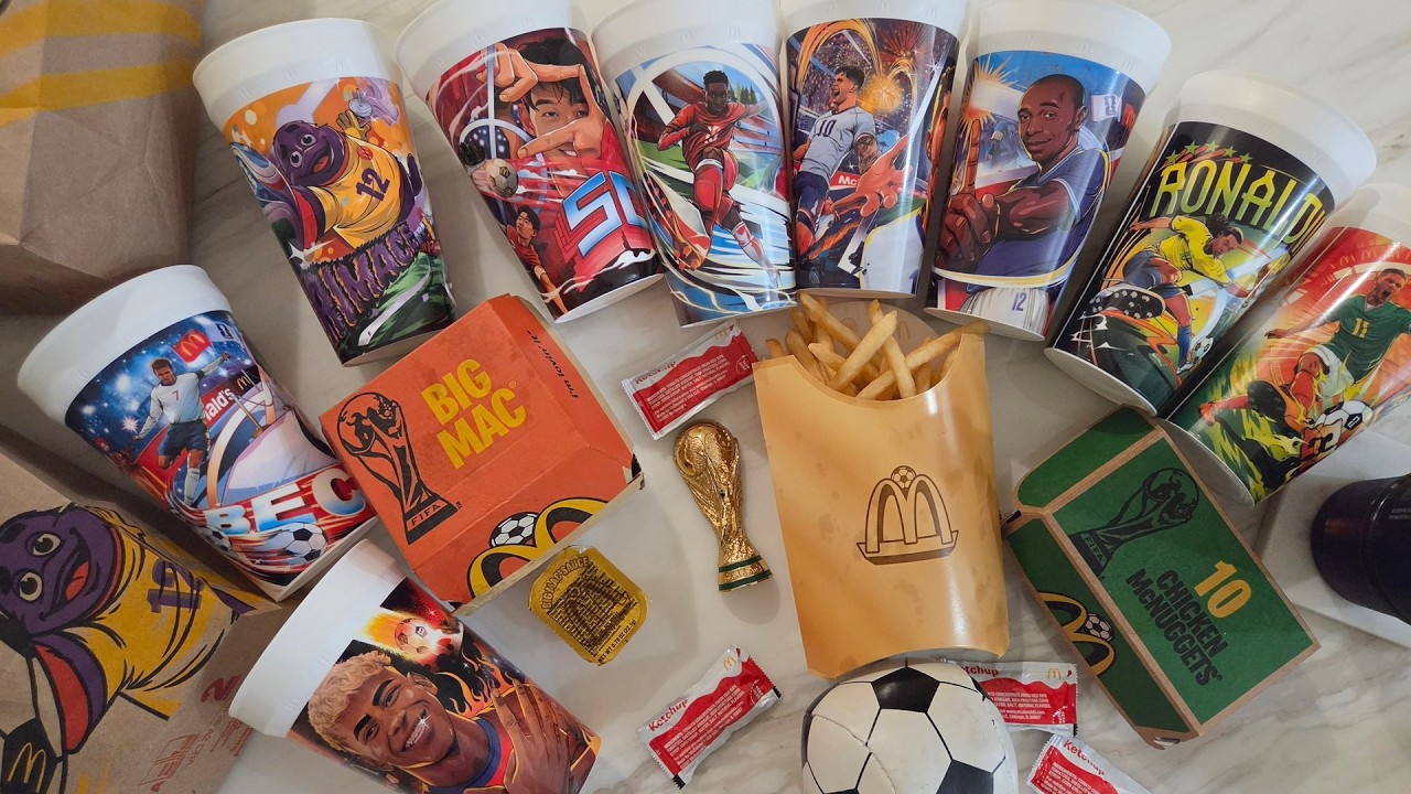 McDonald's FIFA World Cup 2026 Collectible Cups - YouTube