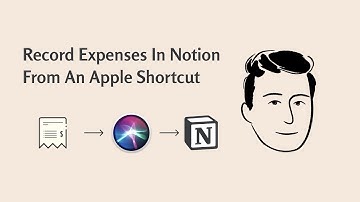 Recording Expenses In Notion From An Apple Shortcut