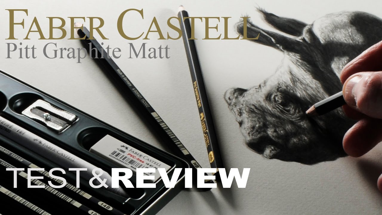 Pitt Graphite Matt & Castell 9000, tin of 20