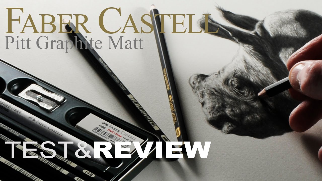 Faber Castell Pitt Graphite Matt Pencils | Test and Review - YouTube