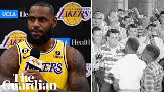 LeBron James questions media over Jerry Jones desegregation photo