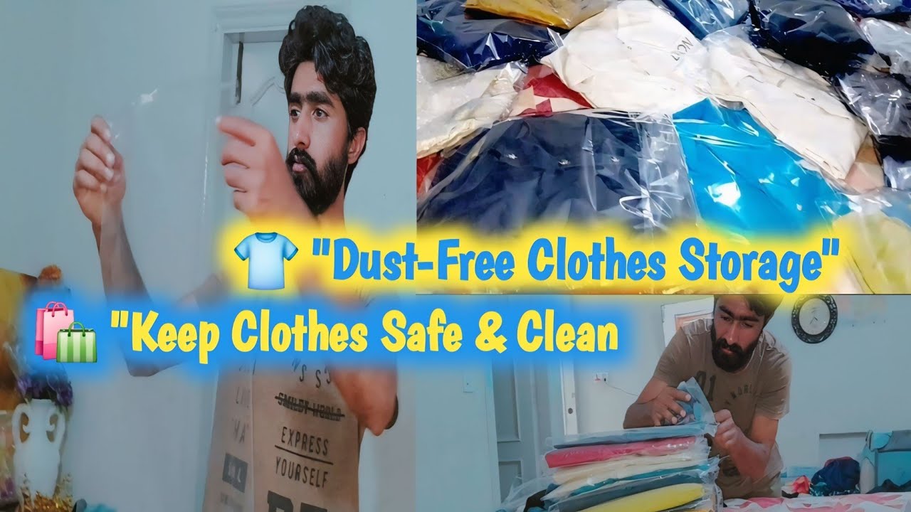 🛍️ "Keep Your Clothes Safe & Clean | Easy Packing Tips 👕✨