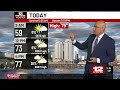 First Alert Forecast: Warmer Wednesday (April 22) with some showers possible