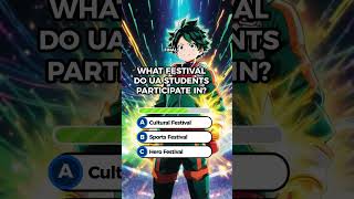 My Hero Academia: test your hero knowledge! #deku #allmight #quiz #anime #shorts screenshot 5