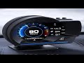 Digital Head?Up Displayer OBD2+GPS Speed Warning Head Up Display Smart