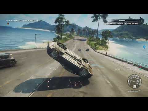 Just Cause 4 car crash