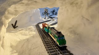 Lego Train Compilation (in Snow)