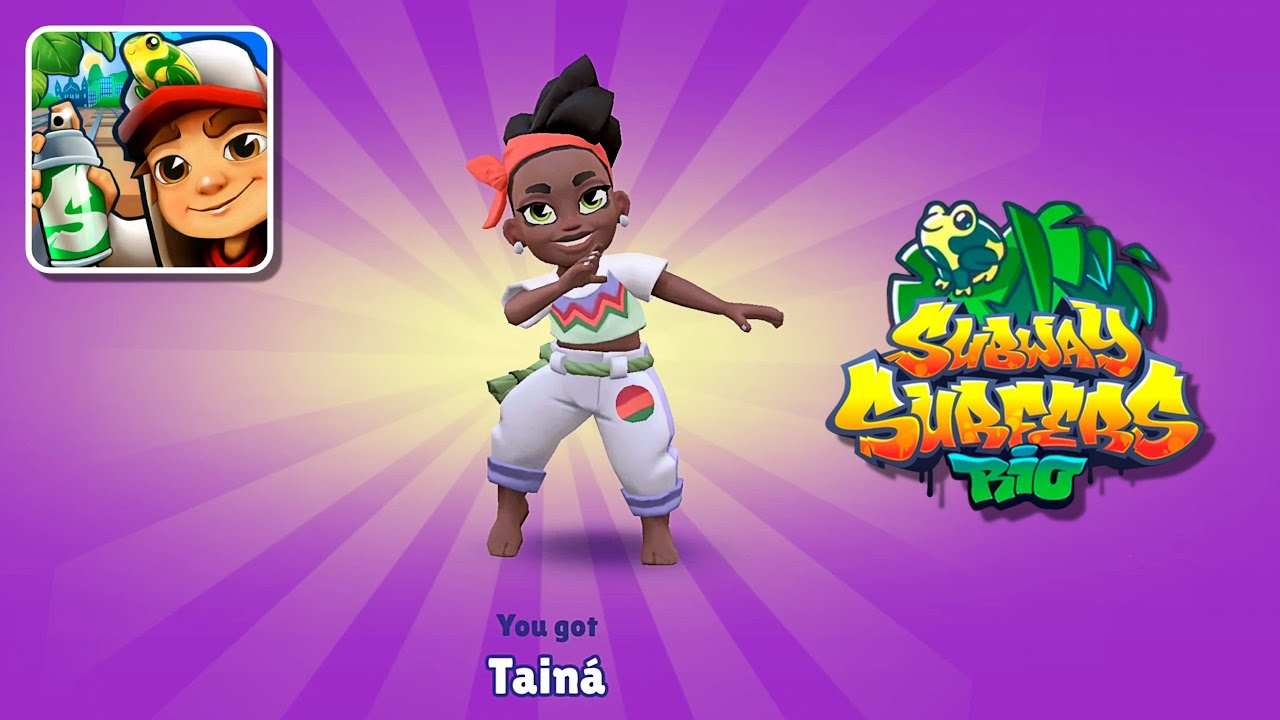 Subway Surfers - Join us in Rio as we Play 4 the Planet! 🇧🇷🌎🏃 Get  moving with Tainá and the Kite Board. ✨ Run through the  Rainforest  with Super Runner Fernando